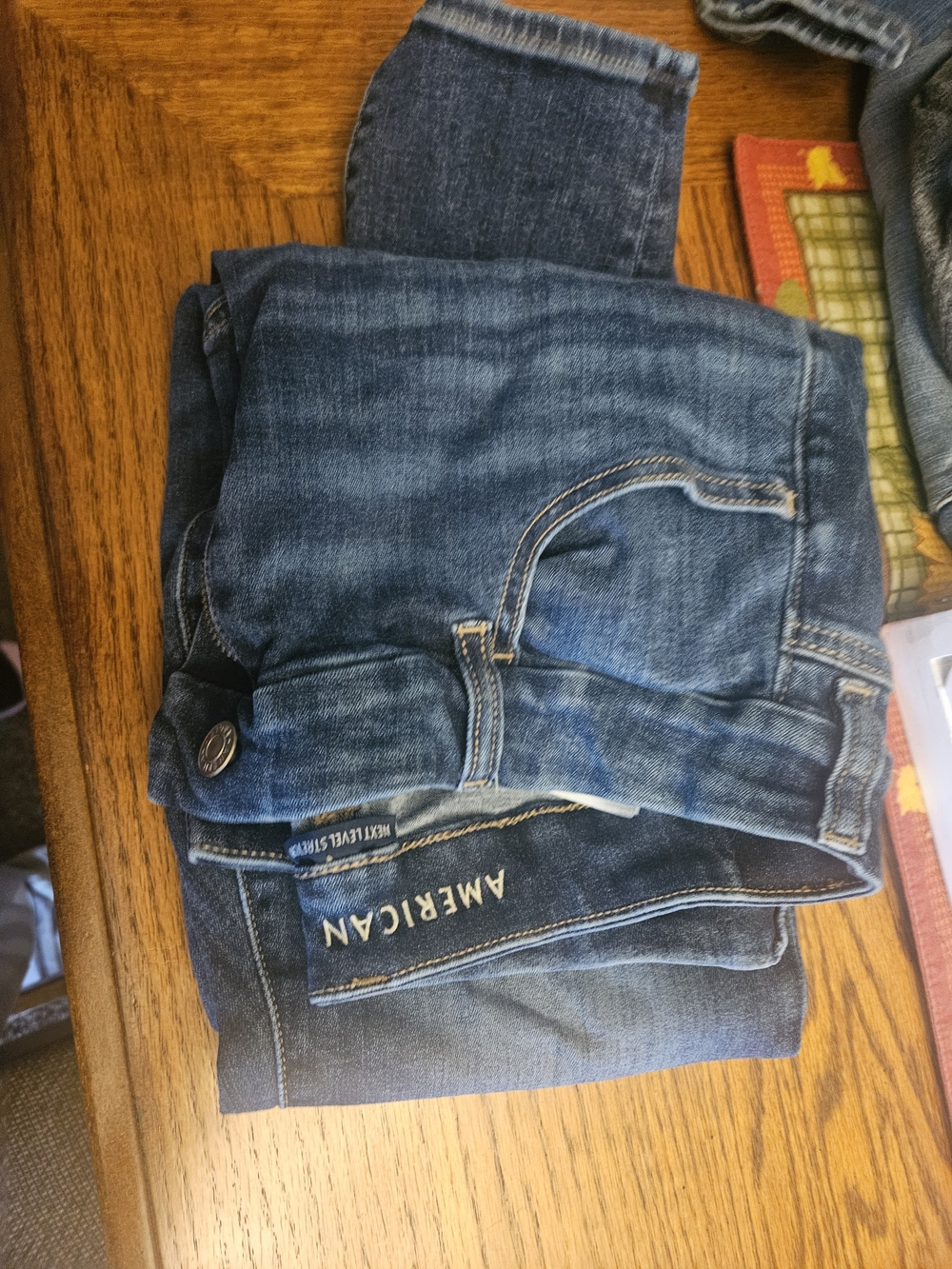 American Eagle Outfitters Men’s Dark Blue Slim Jeans